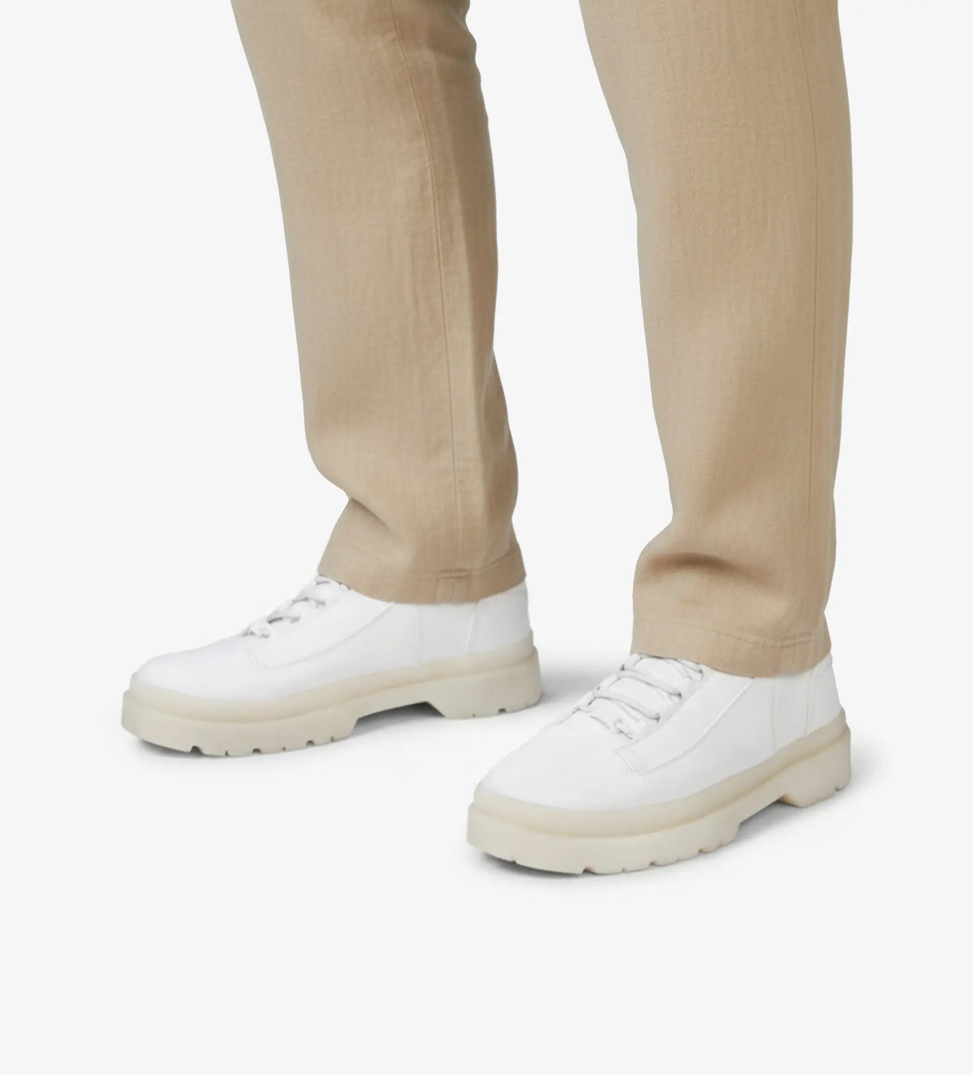 White Hybrid Low Top Sneaker