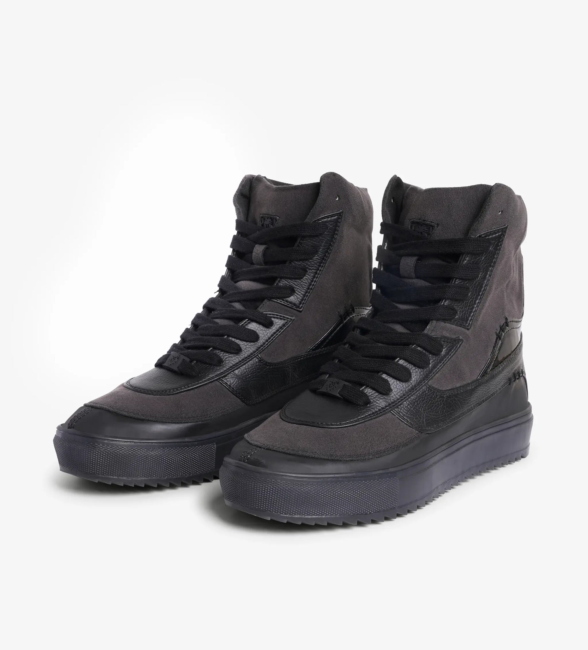Black Sneaker Boots