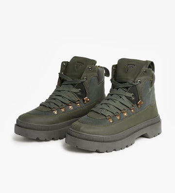 Pair of olive classic boots