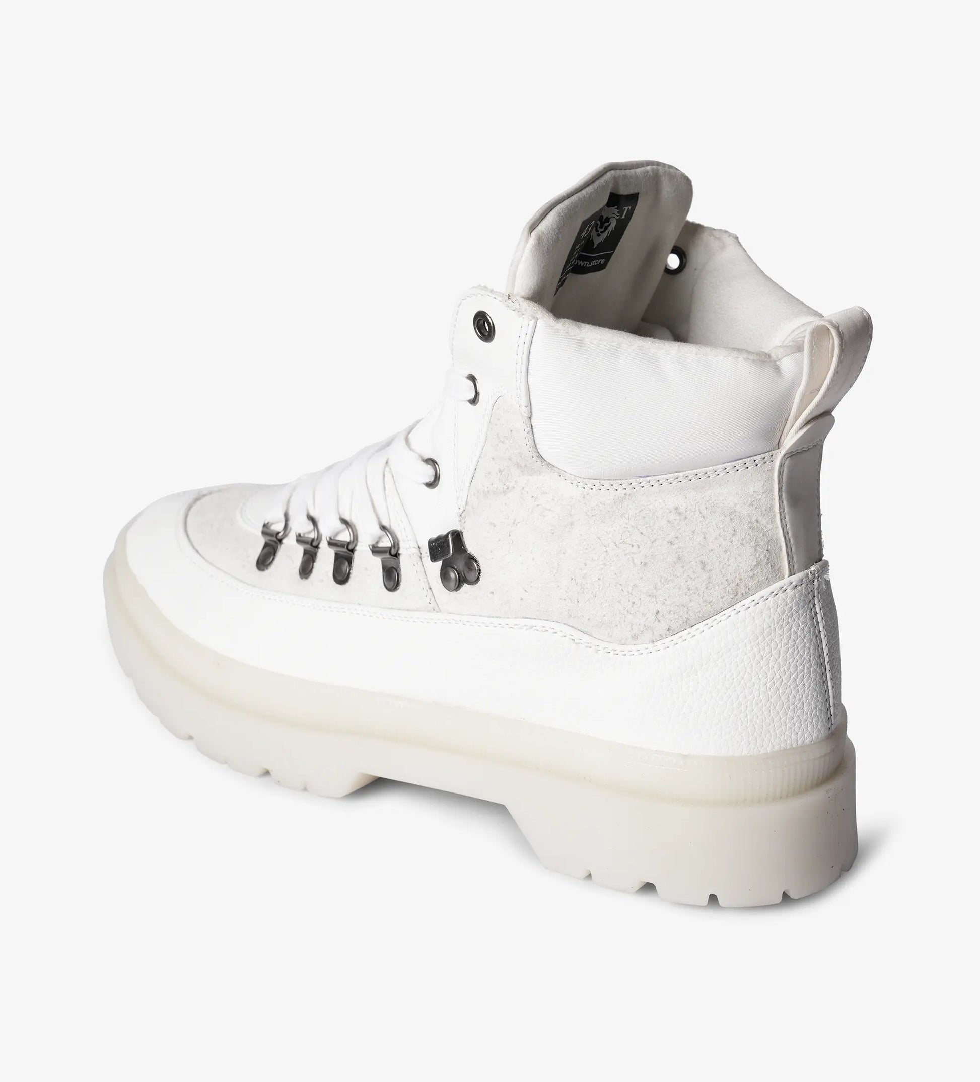 White classic boots