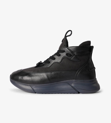 mens black mid top sneakers