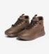 mens brown mid top sneakers 