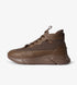 mens brown mid top sneakers 