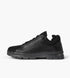 black mens low top sneakers 