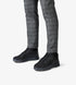black mens low top sneakers 
