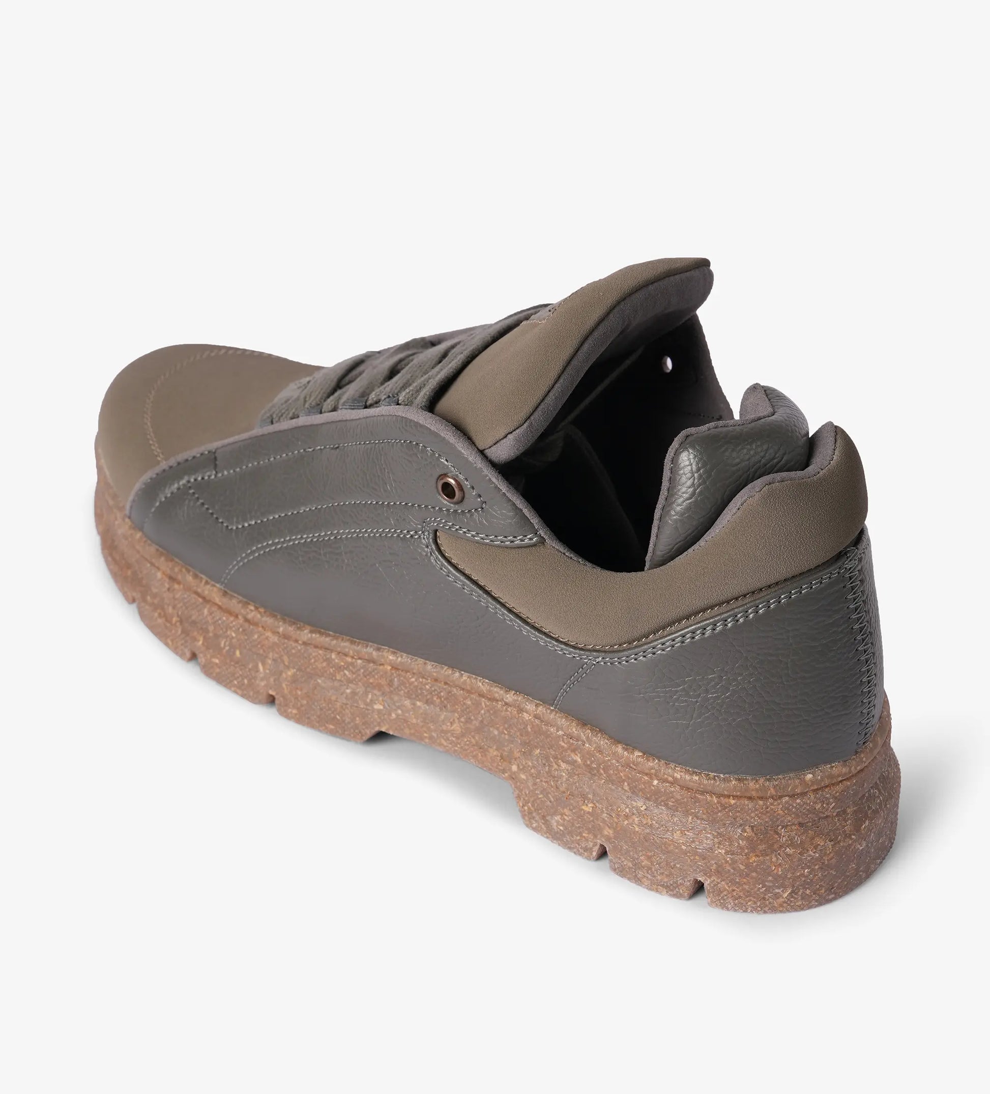 grey low top sneakers