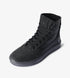 black high top sneaker shoes