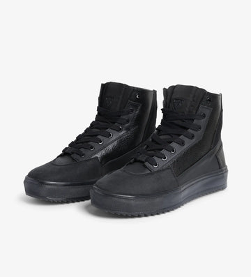 black high top sneaker shoes