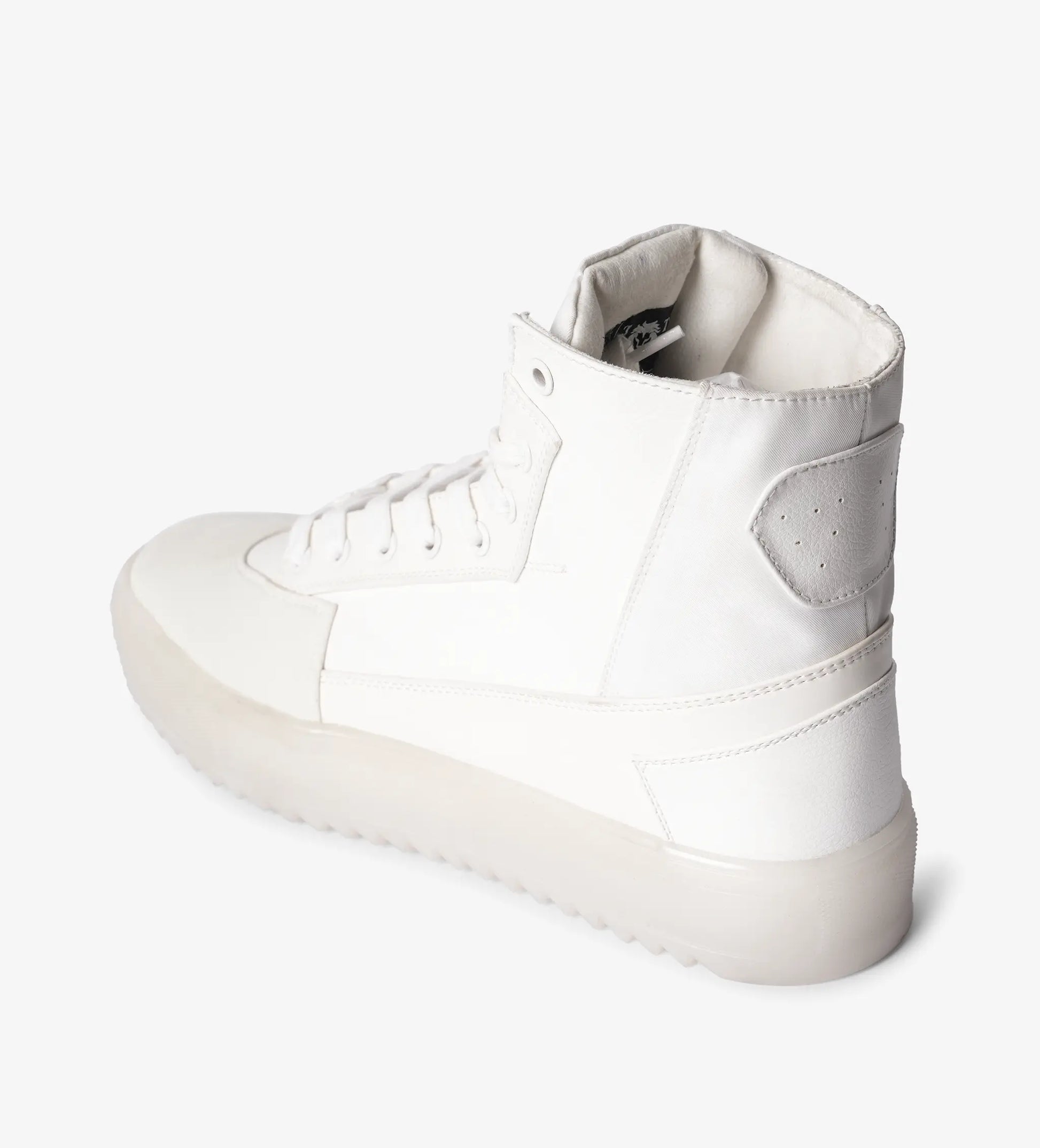 white high top sneaker shoes