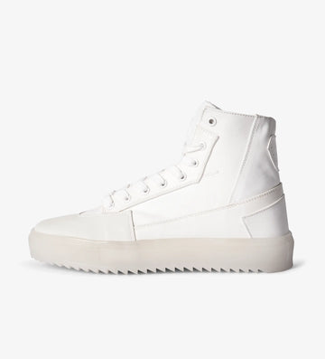 white high top sneaker shoes