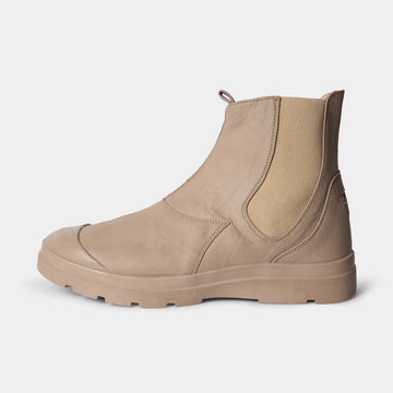 Beige Chelsea Boots