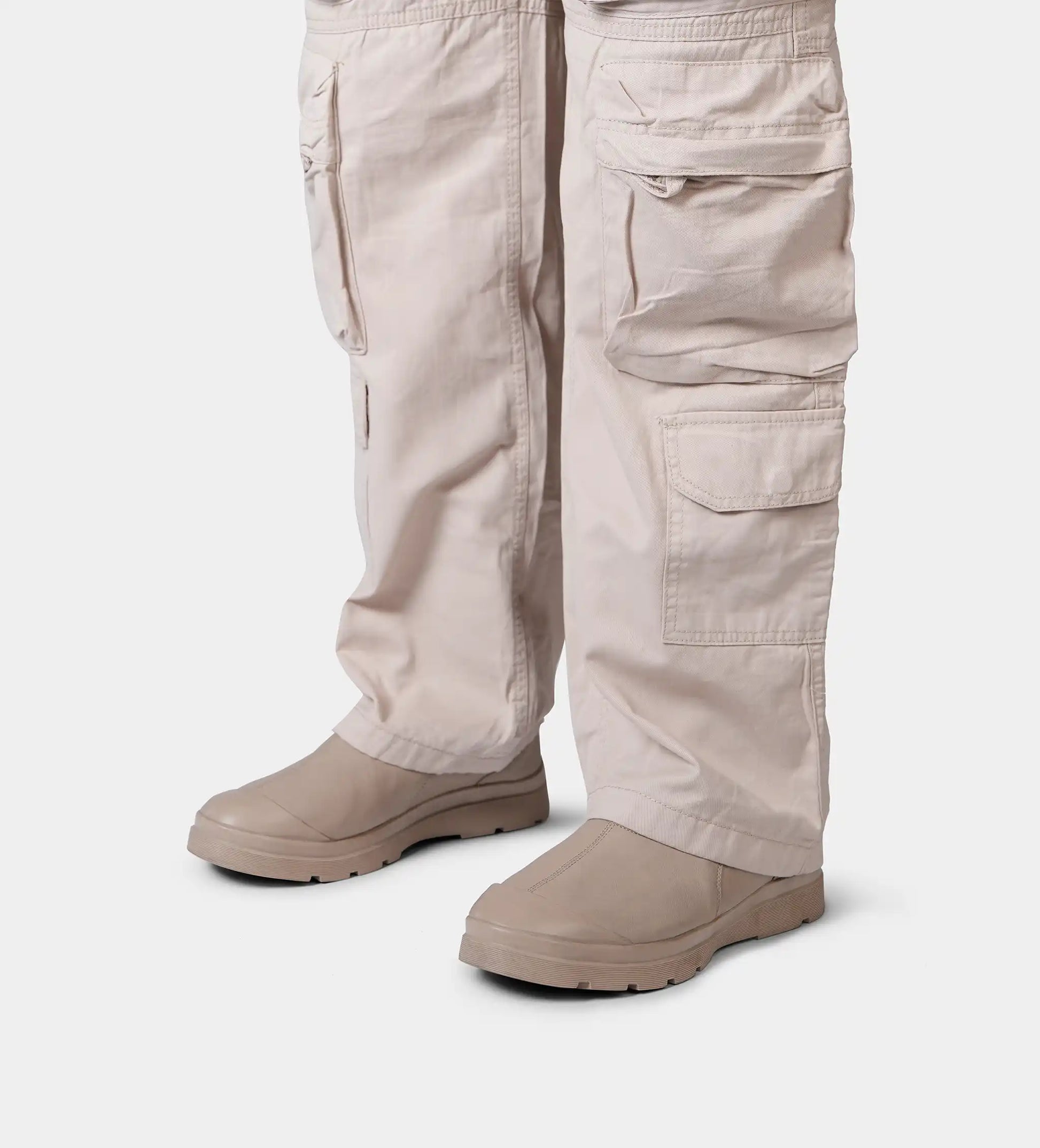 Beige Chelsea Boots