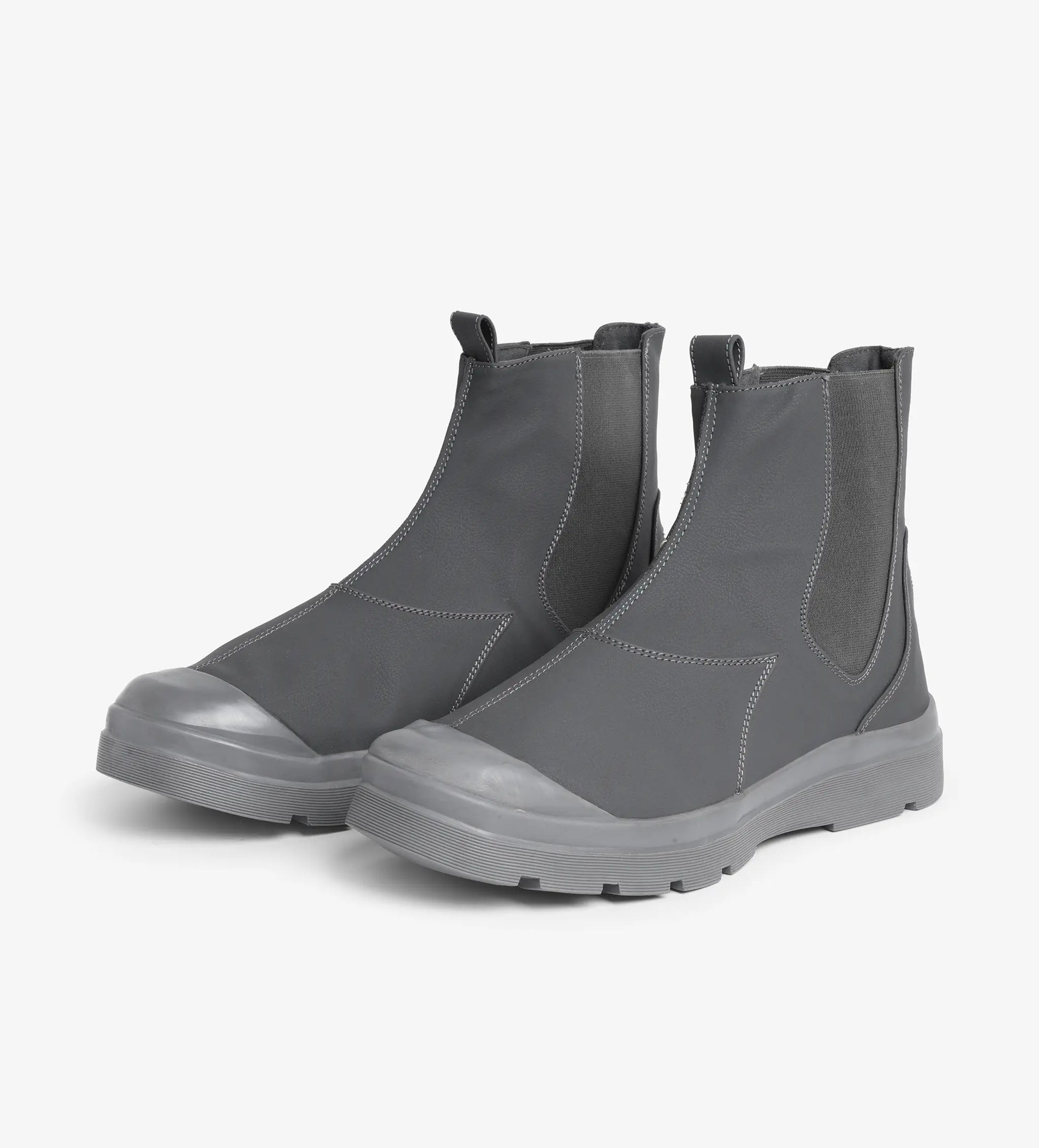 Grey Chelsea Boots