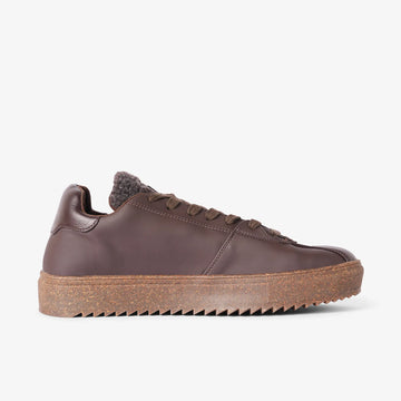 Brown low top sneakers