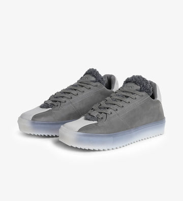 Grey low top sneakers