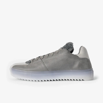 Grey low top sneakers