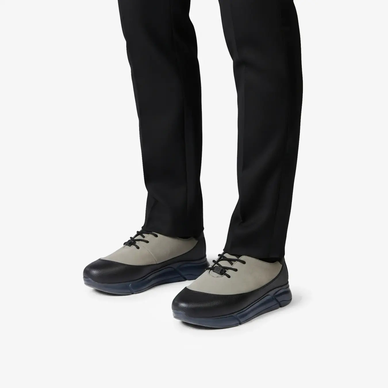black and grey mens sneaker boots