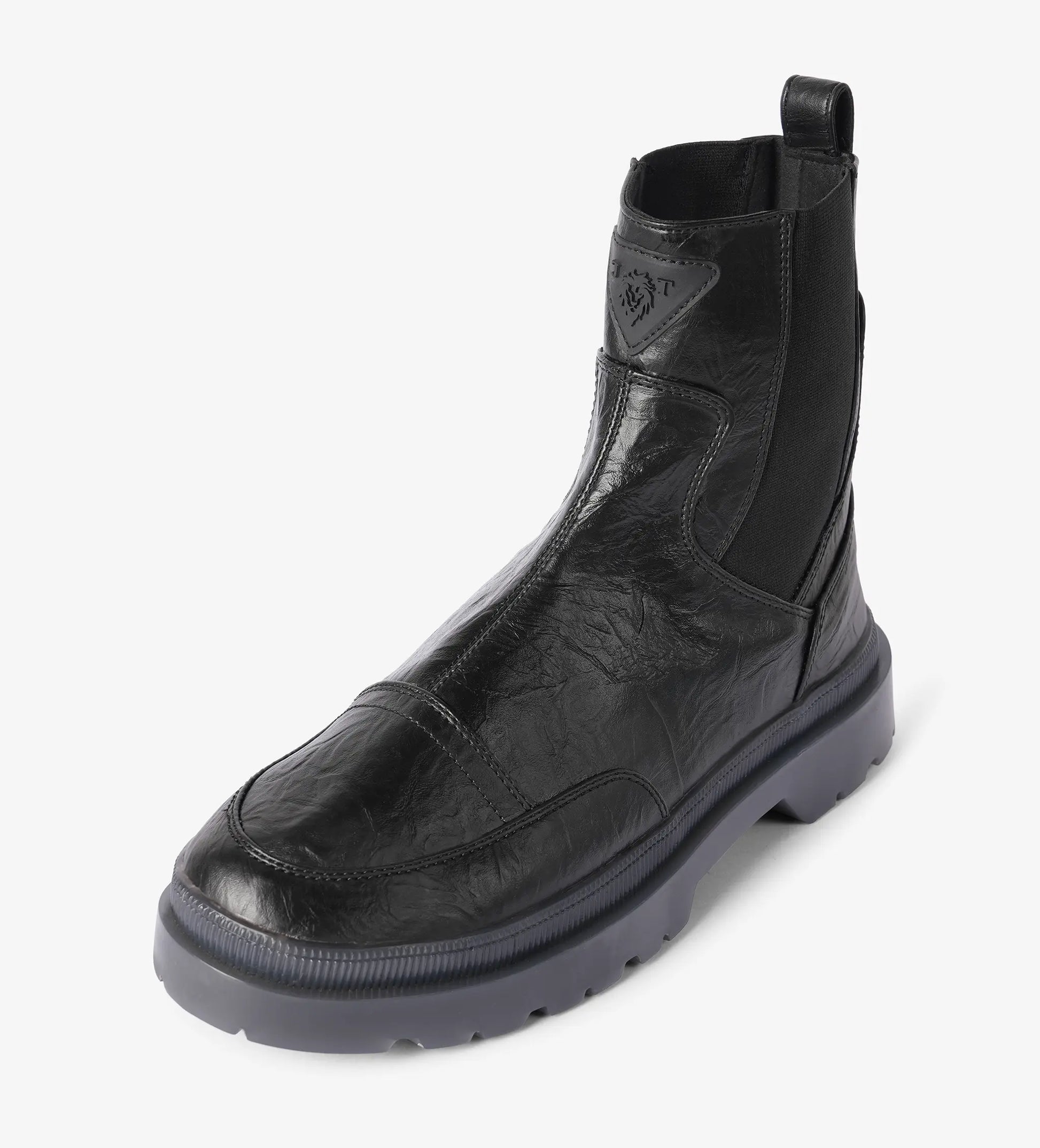 Black Chelsea boots