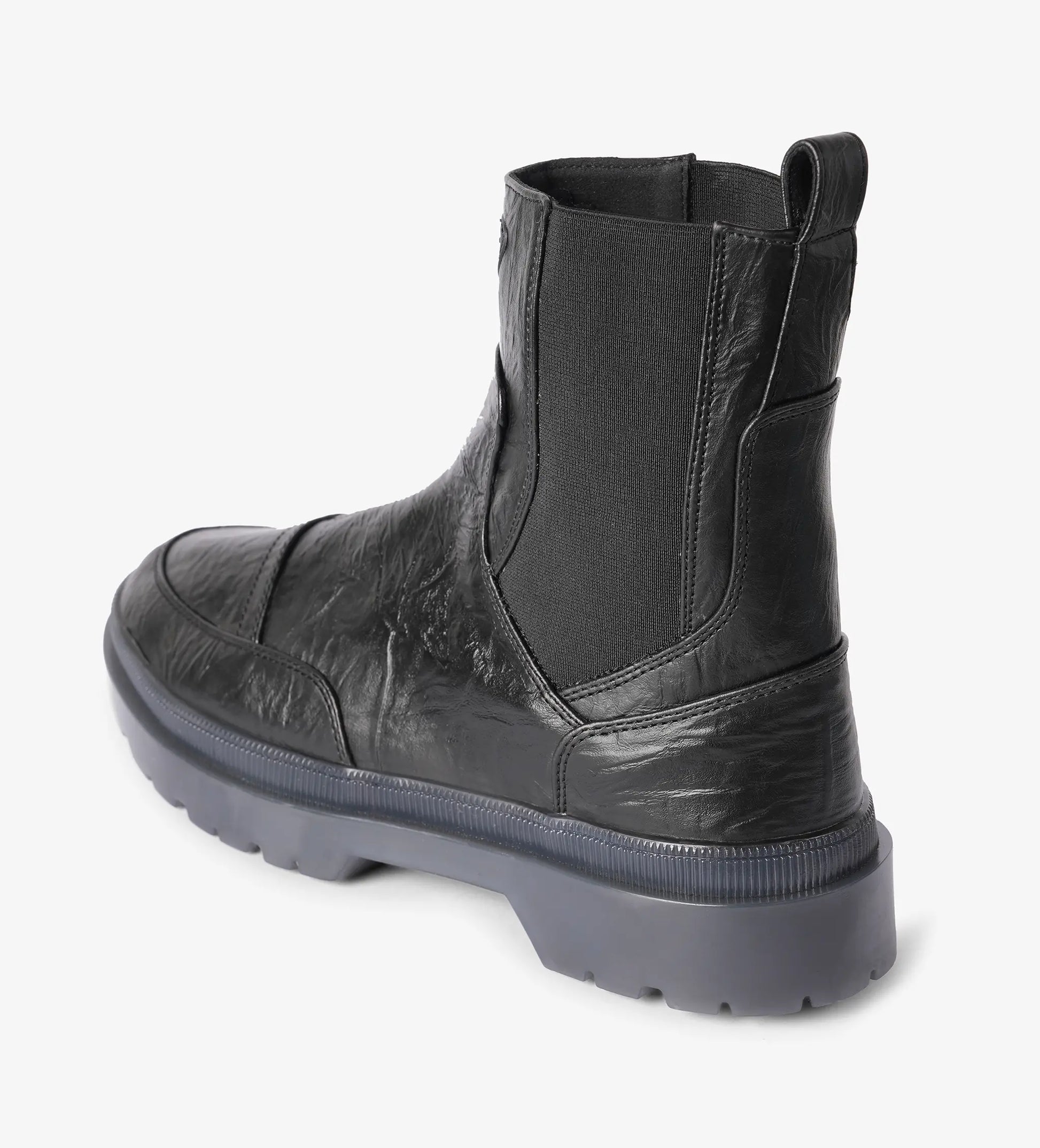 Black Chelsea boots