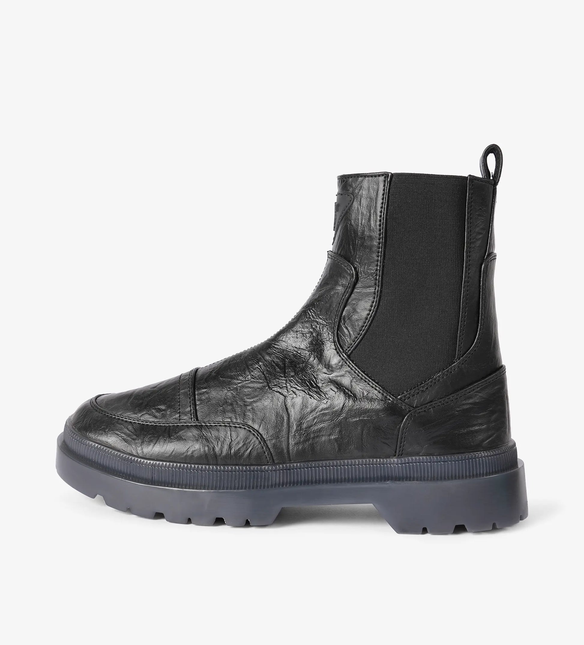 Black Chelsea boots