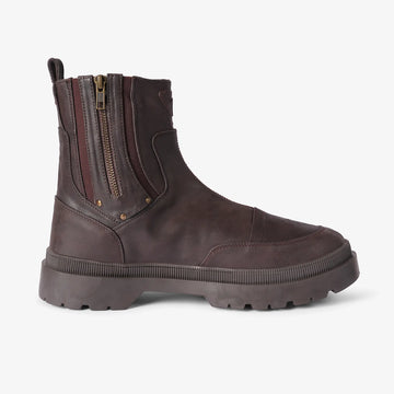 Brown Chelsea boots