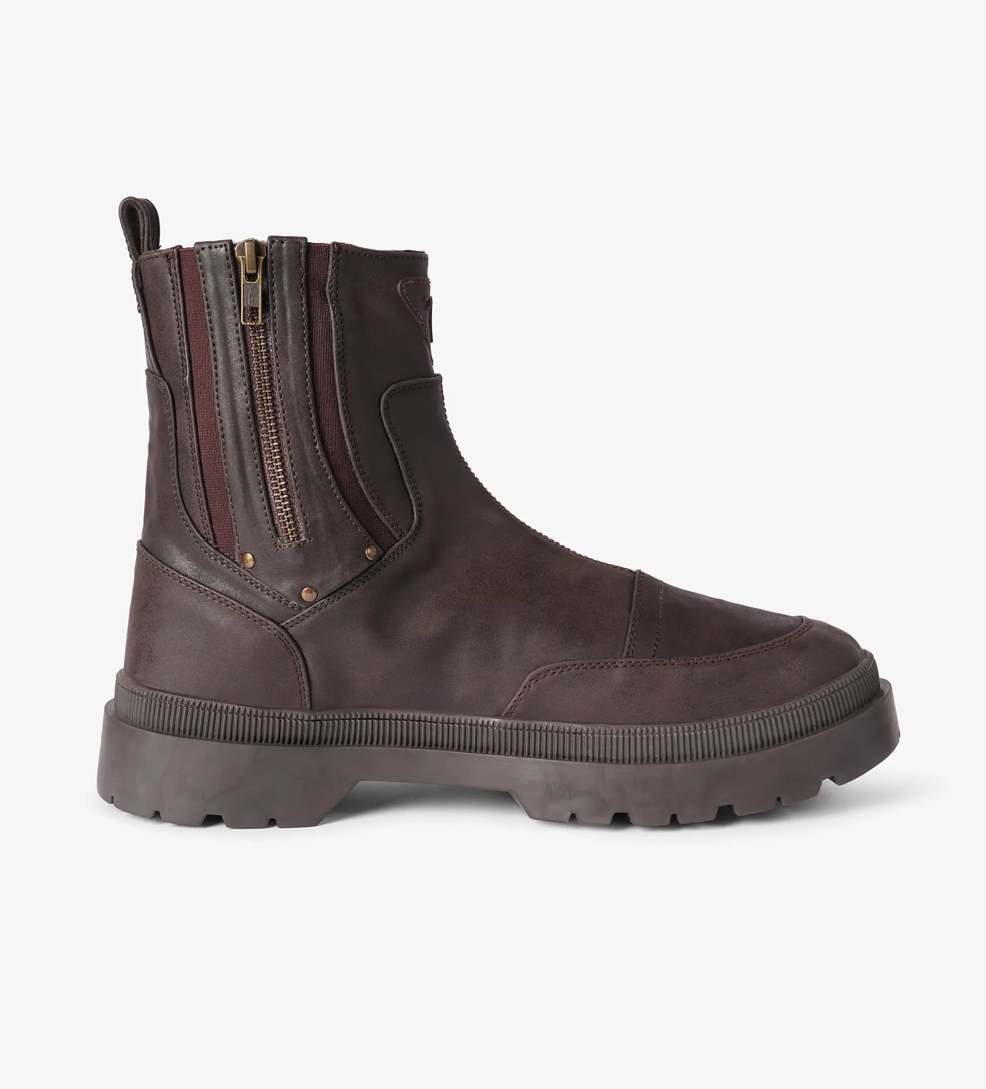 Brown Chelsea boots