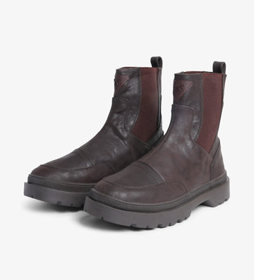 Brown Chelsea boots