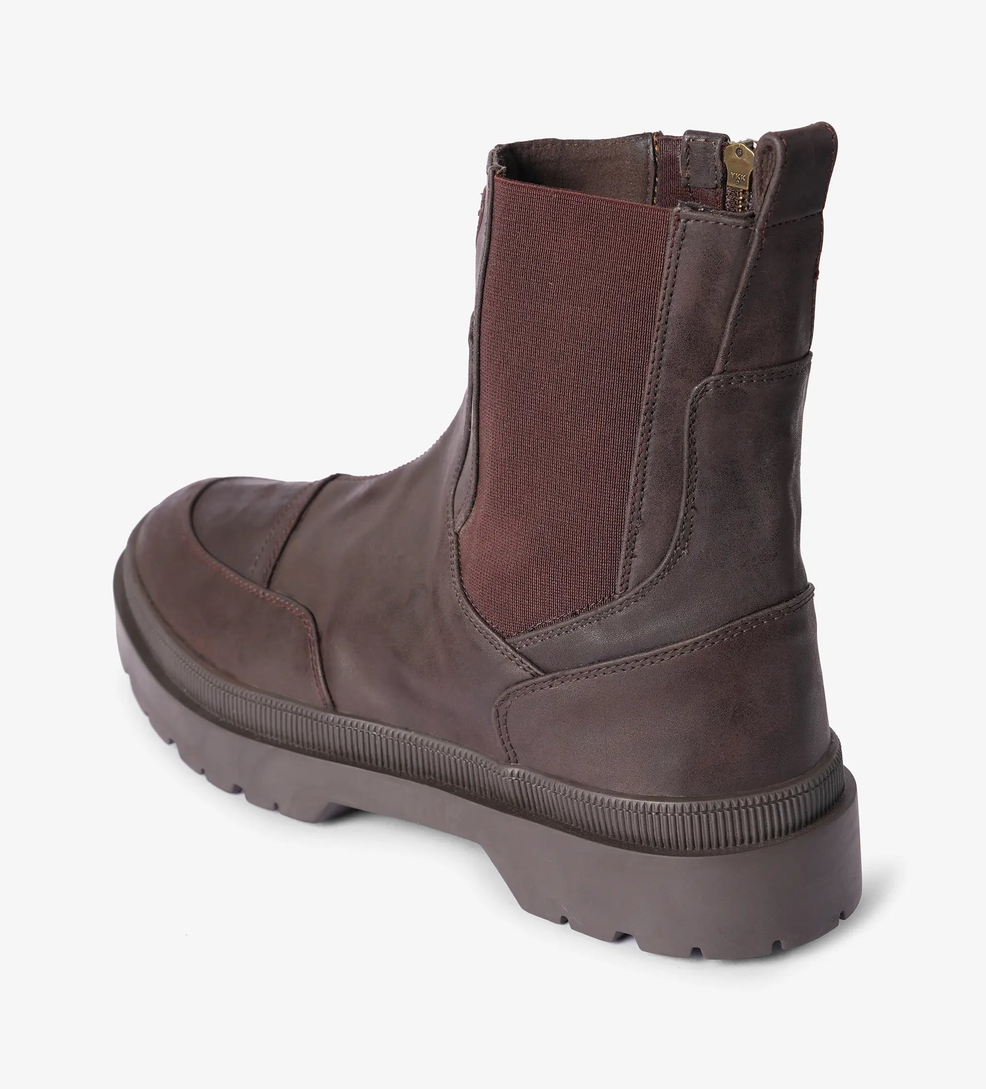 Brown Chelsea boots