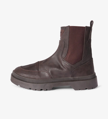 Brown Chelsea boots