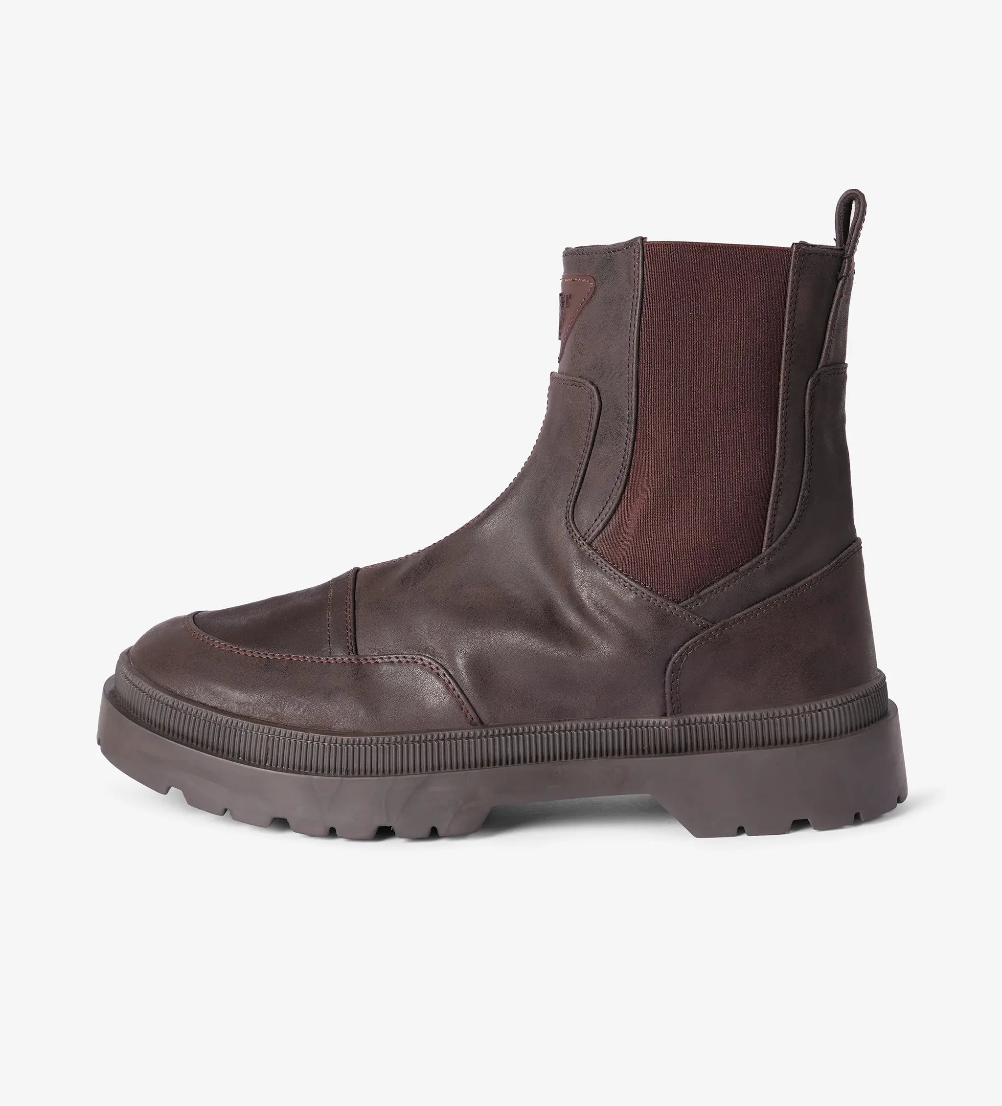 Brown Chelsea boots