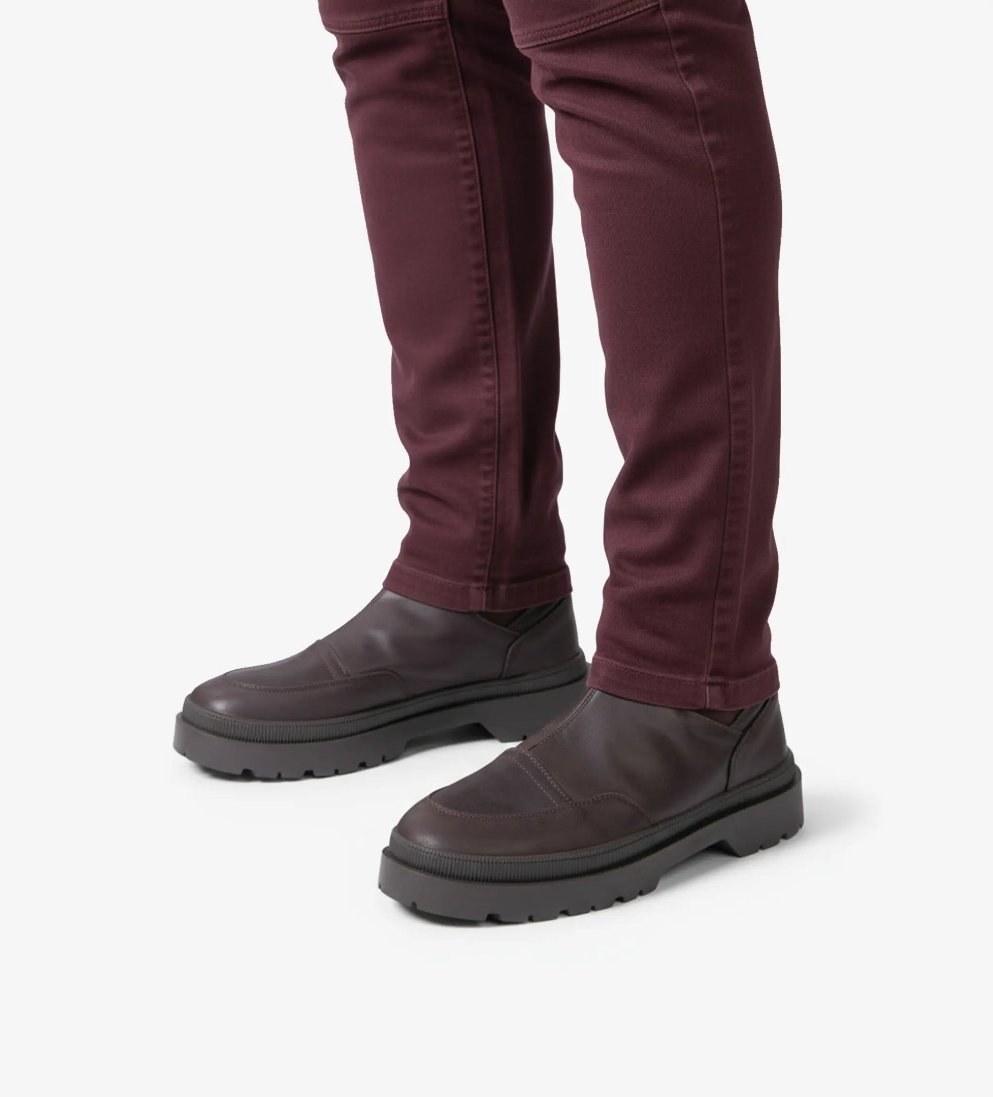 Brown Chelsea boots