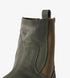 Olive Chelsea boots