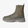 Olive Chelsea boots