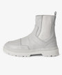 White Chelsea boots 
