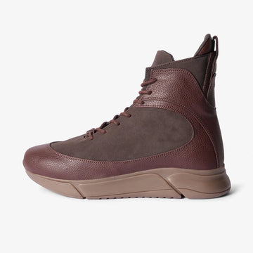 brown mens sneaker boots