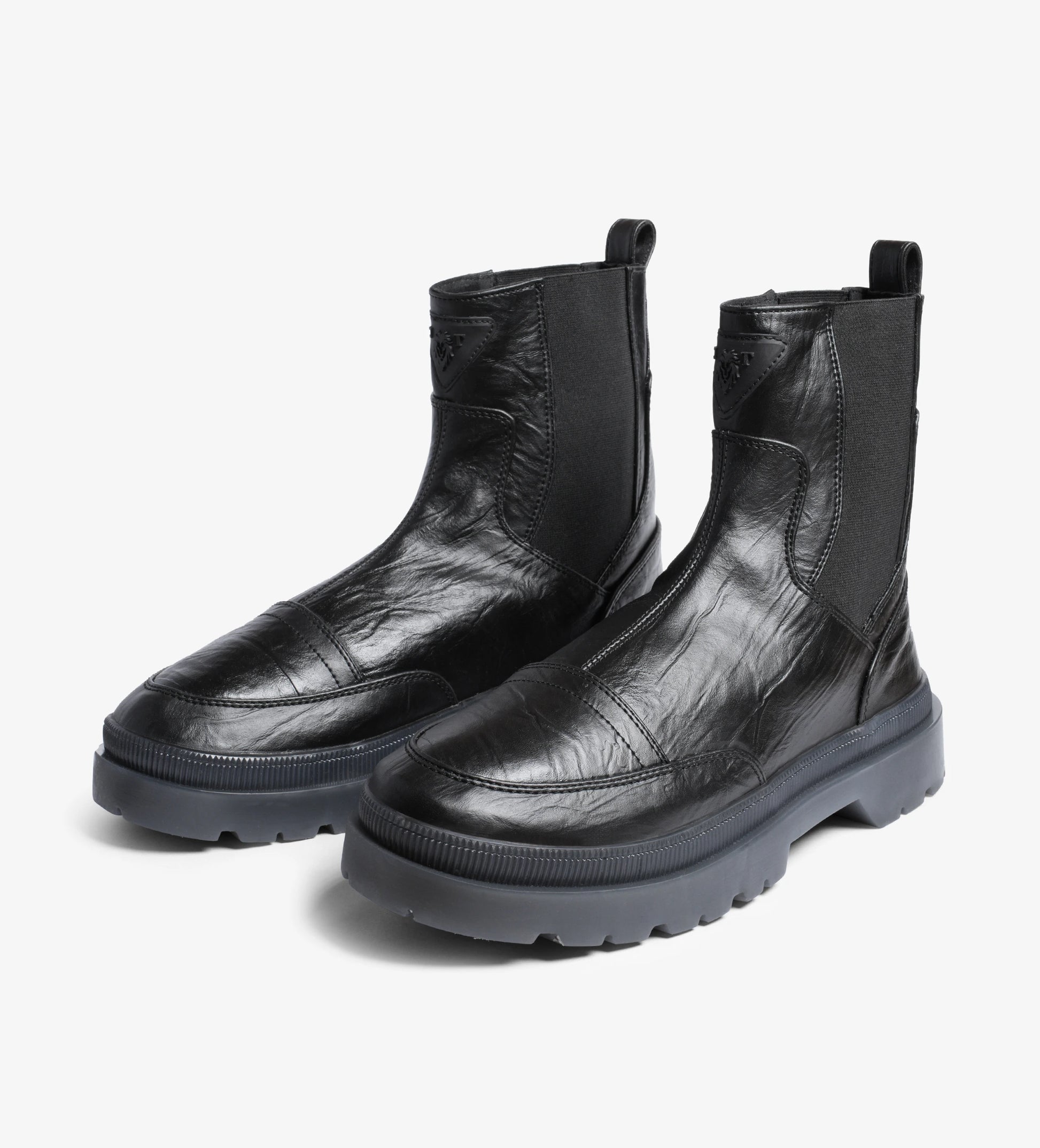 Black Chelsea boots