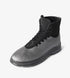 Grey mens high top boots