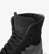 Grey mens high top boots