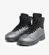Grey mens high top boots