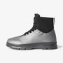 Grey mens high top boots