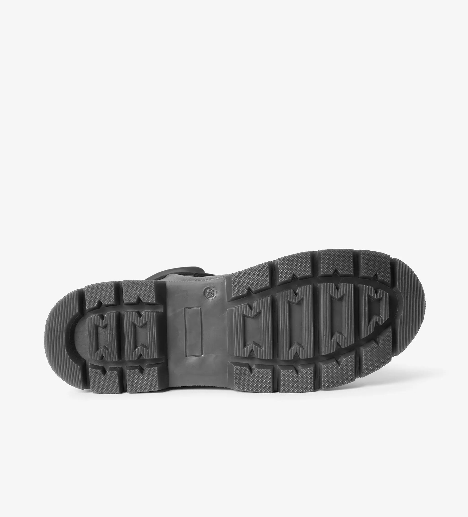 Black mens high top boots