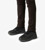 Black mens high top boots
