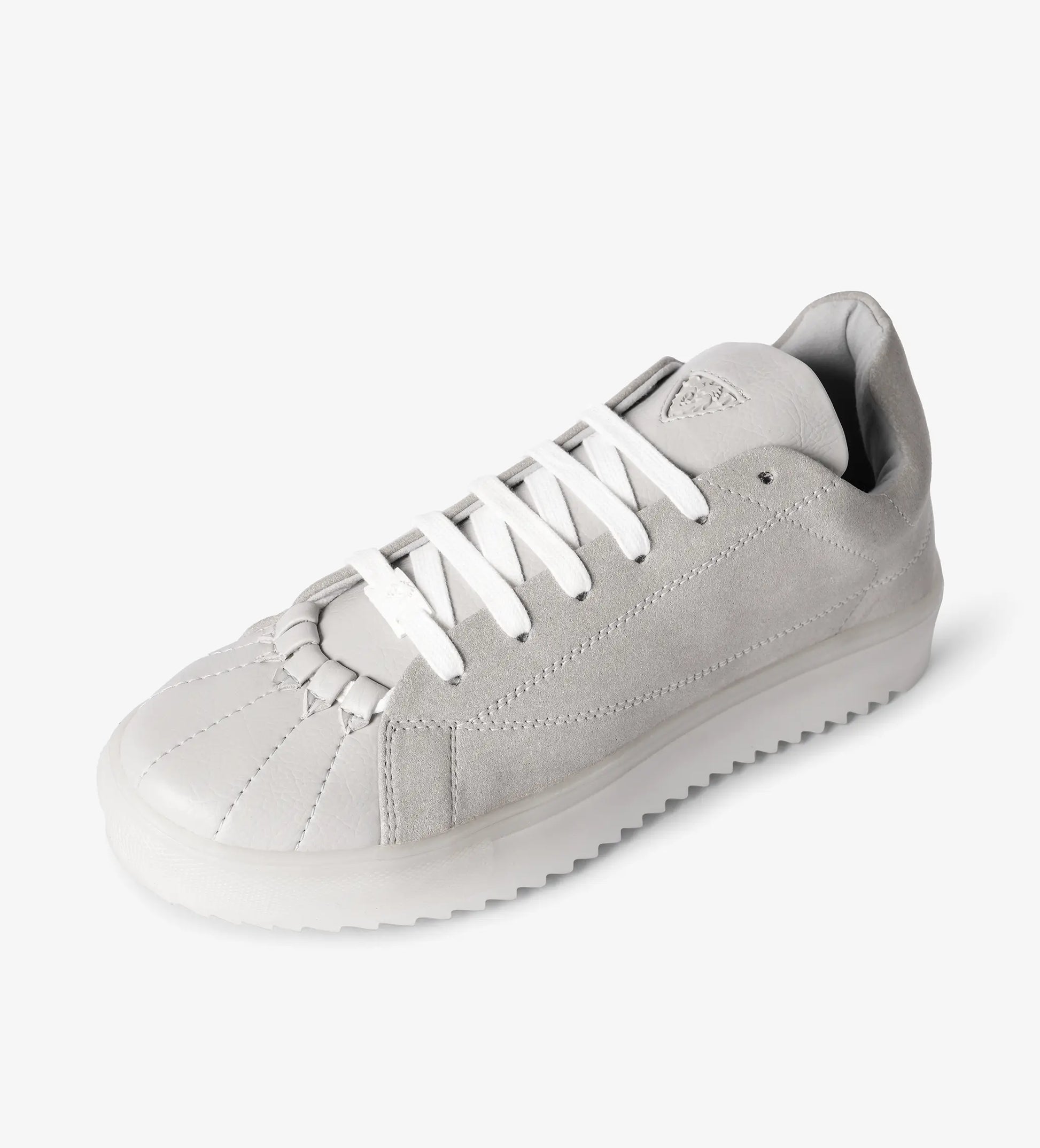 White low top sneakers