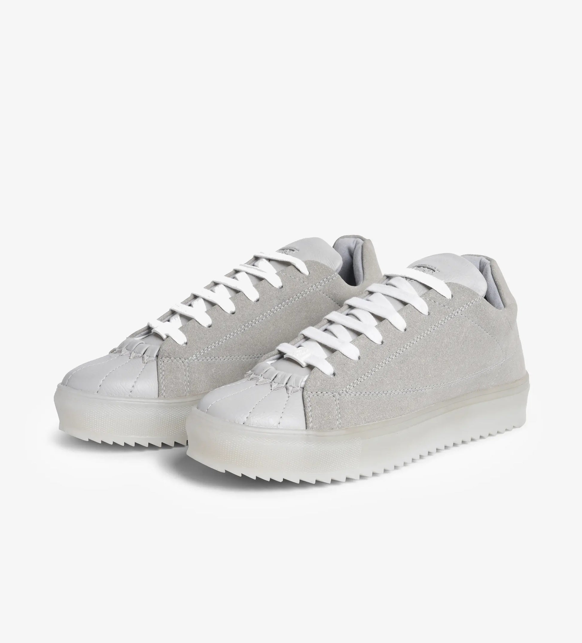 White low top sneakers