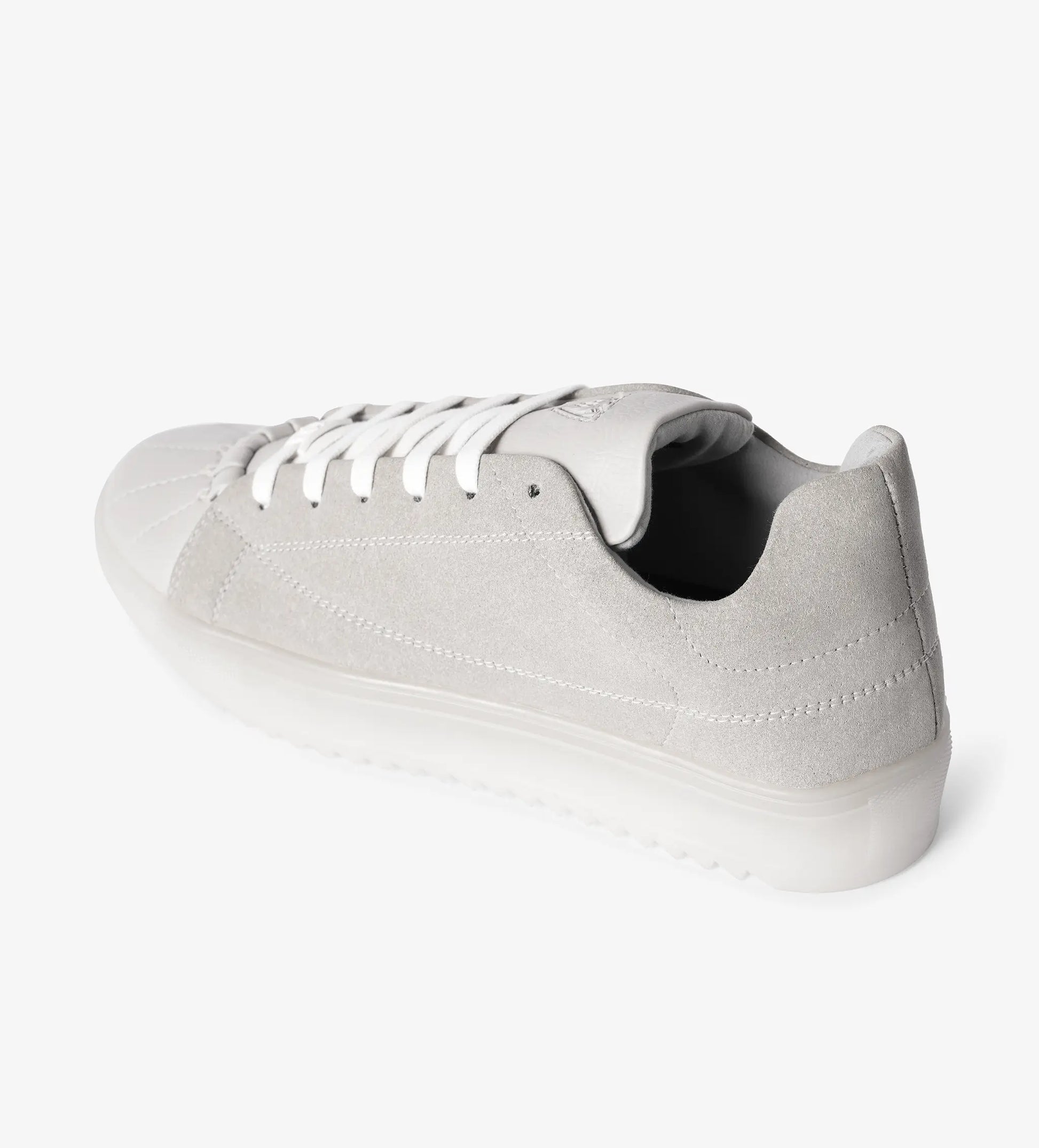 White low top sneakers