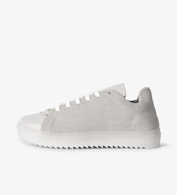 White low top sneakers