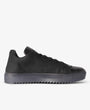 black low top sneakers