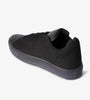 black low top sneakers