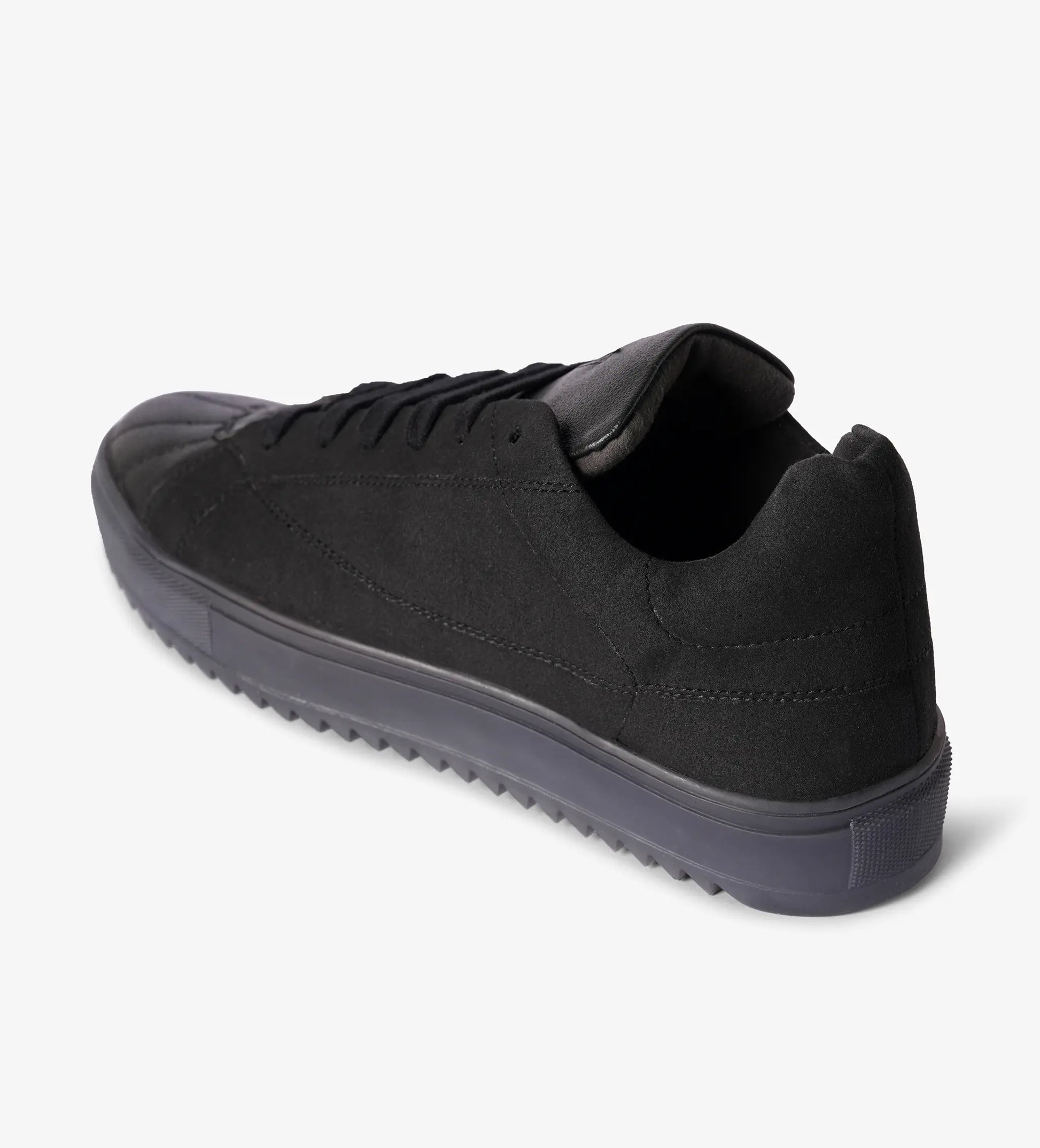 black low top sneakers