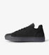 black low top sneakers